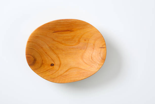 istock Hand carved wooden bowl 1285475828