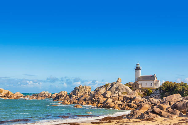 istock Pontusval lighthouse, Brignogan-Plage, Brittany, France 1285477908