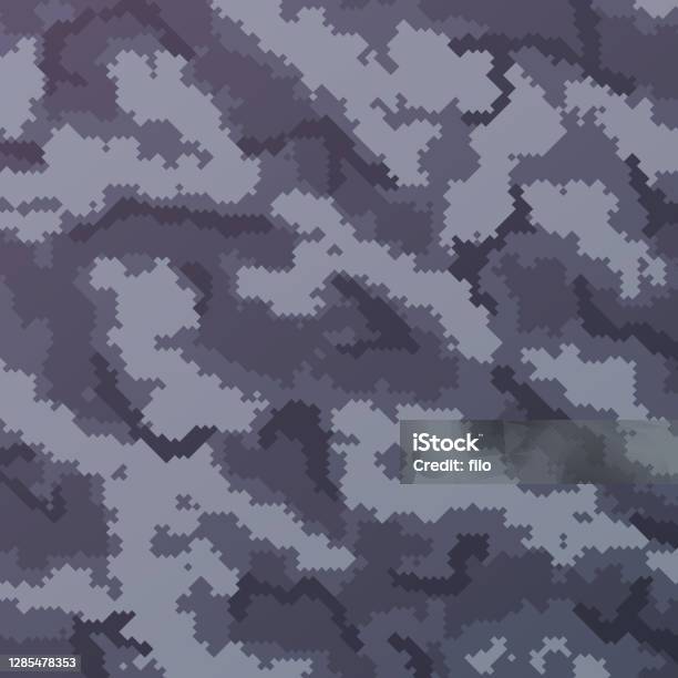 Grey Army Pattern Gray Military Camouflage Pattern Stock Illustration - Download Image ...