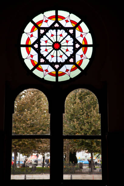 historical sirkeci station stained glass