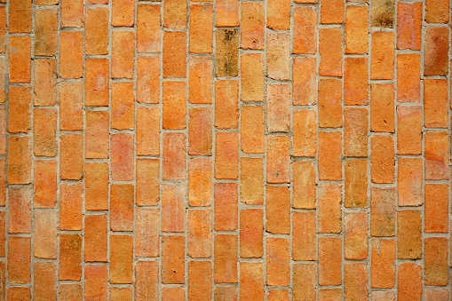 Vertical brick wall texture background