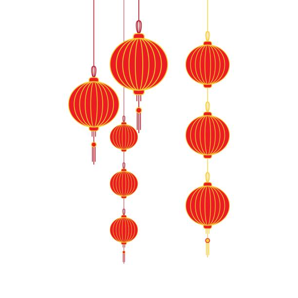 Lampion Vector design illustration Lampion Vector design illustration Template chinese lampion stock illustrations