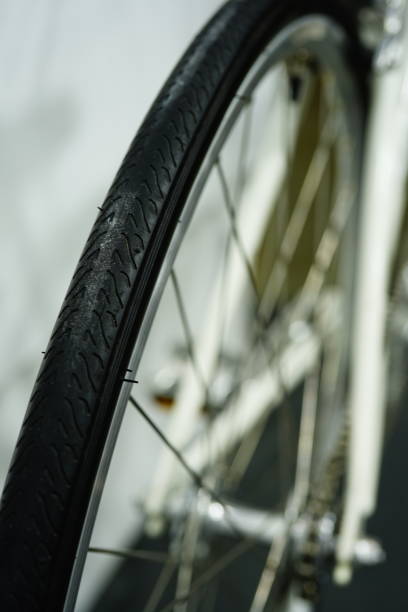 istock Bike tire tread 1285486685
