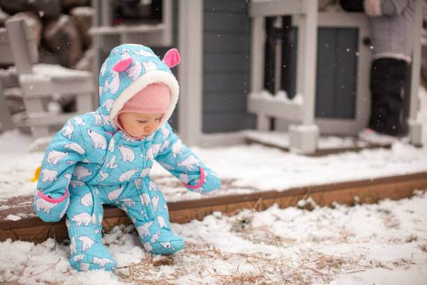 istock cute infant in the snow 1285490586