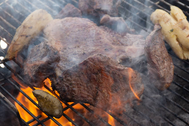istock meats (picanha and t bone) roasted on the grill 1285492005