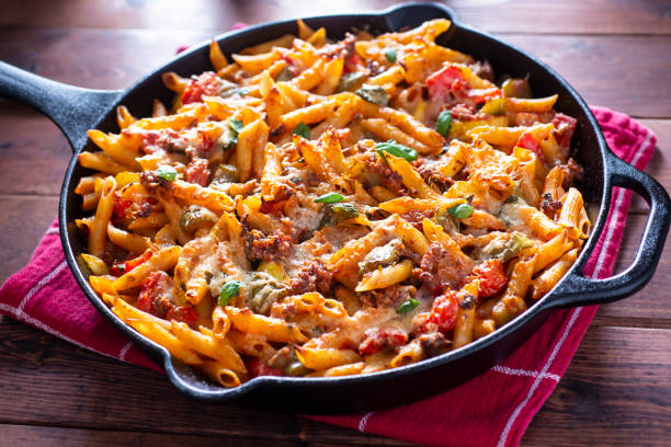istock Baked Pasta Skillet 1285493800