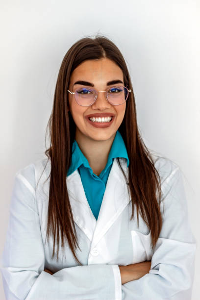 istock Smiling young female doctor. 1285504641