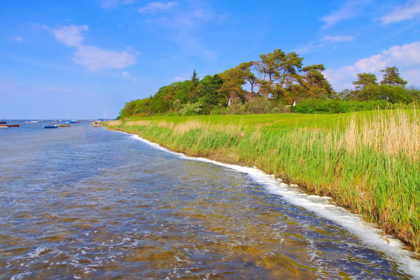 The river Meuse near the small village of Ammerzoden in The Netherlands.