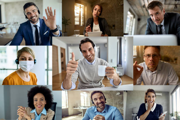 istock Business team having online conference call. 1285522282