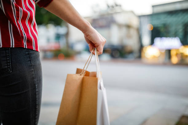 istock Young Woman Shopping 1285523326