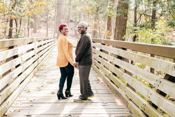 istock Senior couple spending time outdoor 1285523402