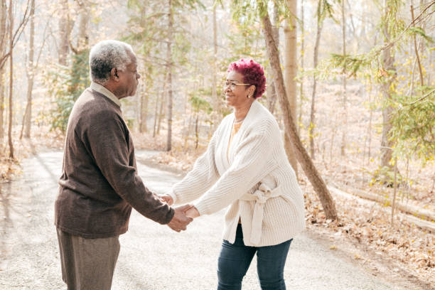 istock Senior couple spending time outdoor 1285523430