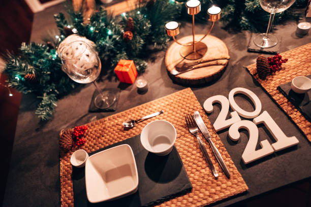 New Year decoration. Selective focus.