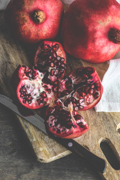 istock Organic pomegranate fruits 1285527664