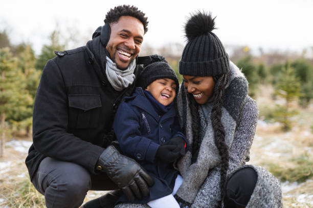 istock Enjoying family time while searching for a Christmas tree 1285532937