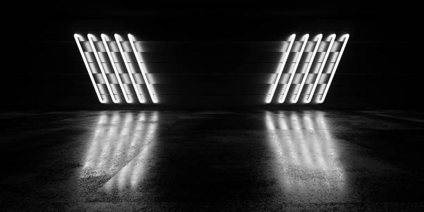 istock dark industrial grunge concrete architecture rendering 3d illustration with minimalistic lighting and abstract geometric shapes 1285537484