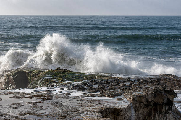 istock Large Turbulent Ocean Waves Off California Coast 1285539870
