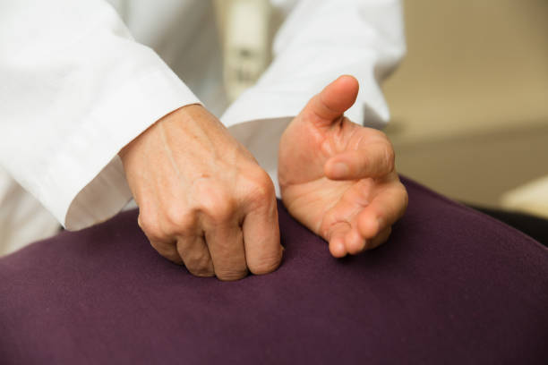 istock Woman doctor massages a patient's back 1285543751