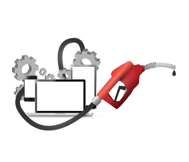 istock Gas and industrial oil concept illustration design 1285549840