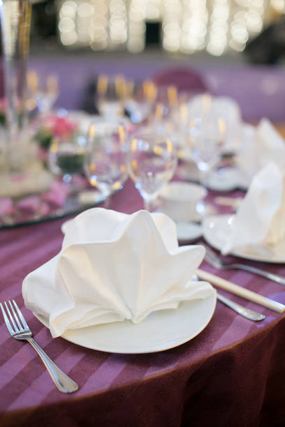 istock Close up of centerpiece at wedding reception 1285573231