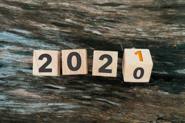 istock New year 2021 is coming creative inspire idea concept background. New start for planing or set new resolution in life .Business solution. 1285574124