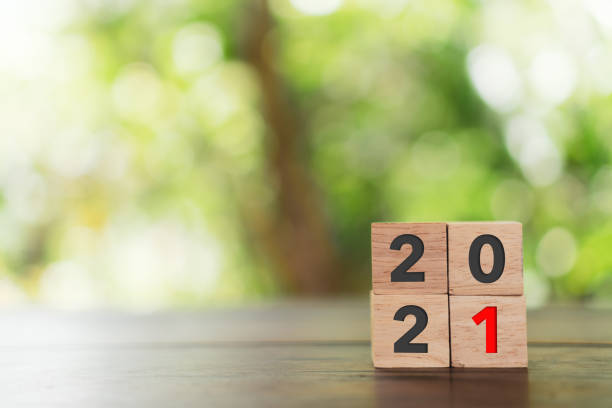 istock New year 2021 is coming creative inspire idea concept background. New start for planing or set new resolution in life .Business solution. 1285574137