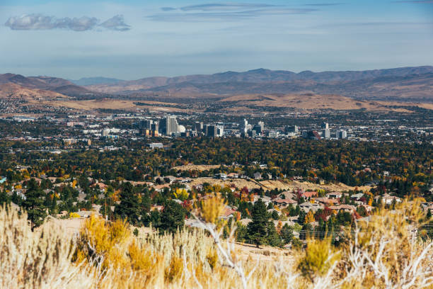 istock Downtown skyline reno autumn and fall colors 1285581200