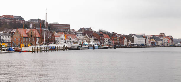 istock Flensburg, Germany. Coastal skyline 1285588182