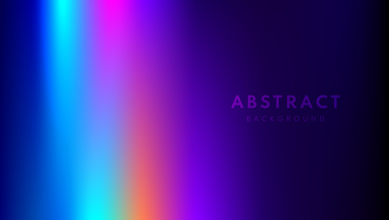 Abstract blurred trendy gradient mesh background. Colorful smooth banner template. You can use for cover, poster, web, flyer, Landing page, Print ad. Vector illustration.