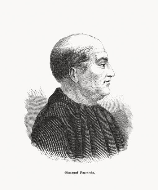 istock Giovanni Boccaccio (1313-1375), Italian writer, wood engraving, published in 1893 1285599684