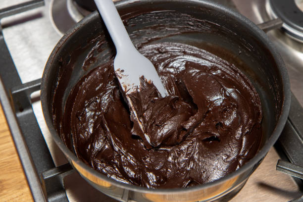 istock A pan of chocolate frosting being cooked in a pan 1285600346