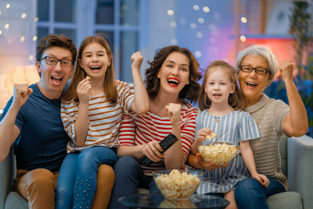 istock Happy family spending time together. 1285604130