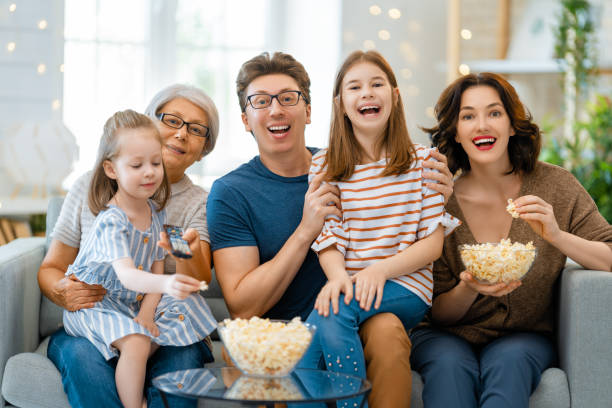 istock Happy family spending time together. 1285604165