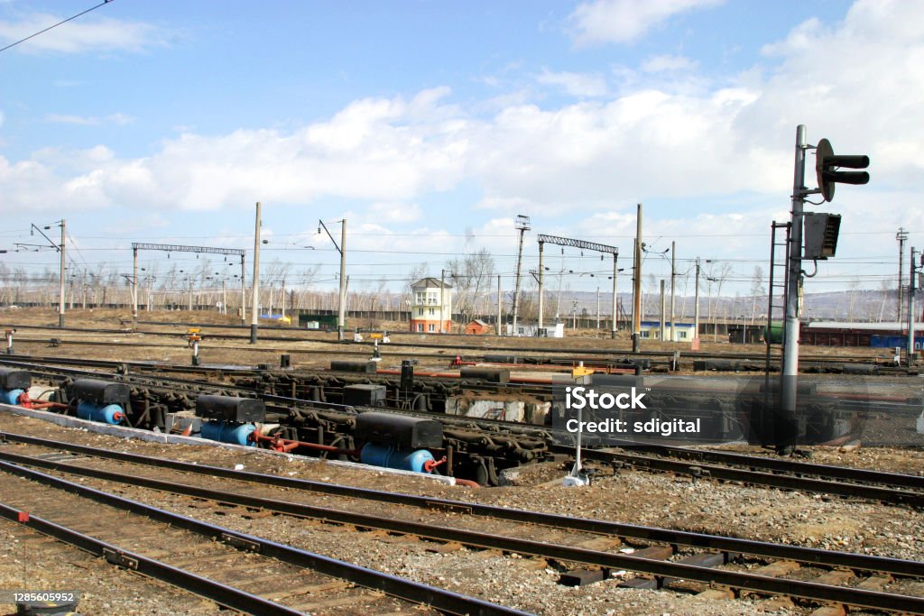 Sort In Rail Railway Sorting Junction Stock Photo - Download Image Now - Backgrounds ...