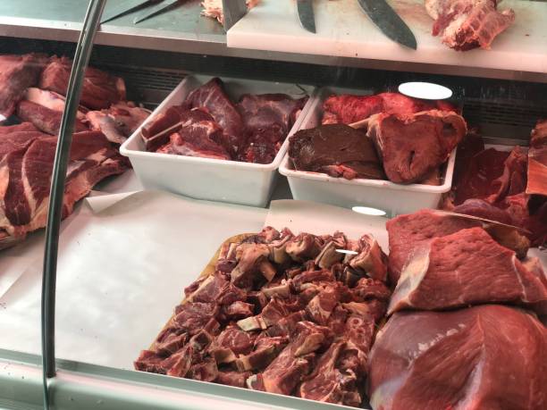 istock Meat in meat market 1285606034