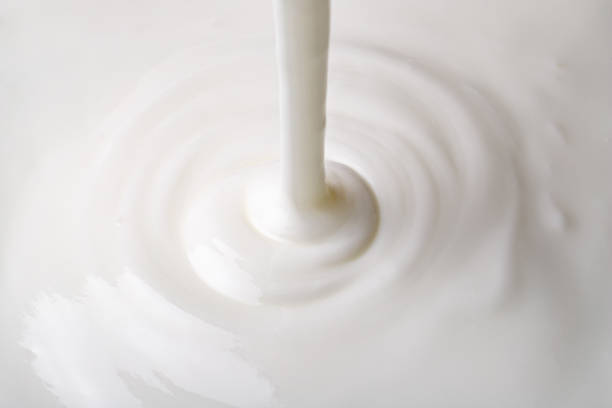 A lot of flowing yogurt up A lot of flowing yogurt up lactobacillus stock pictures, royalty-free photos & images