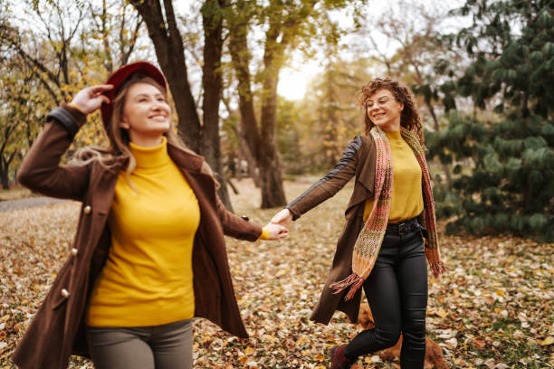 istock Stepping into magical autumn beauty 1285624237