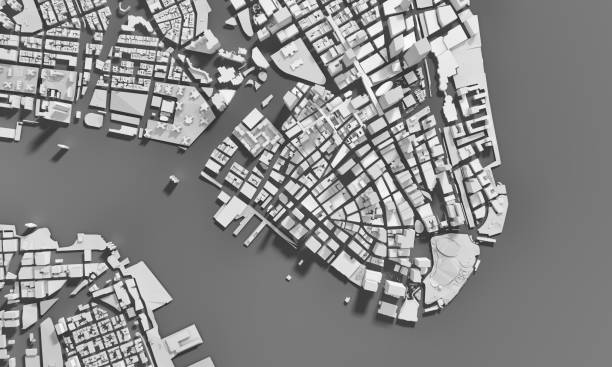 istock 3d map of New York 1285627546