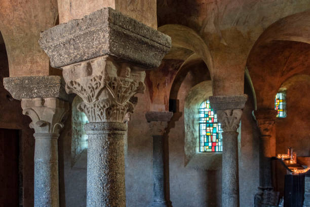 istock Interior of an old chapel 1285627757