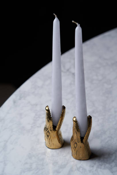 istock Decorative candles for home interior decoration 1285632704