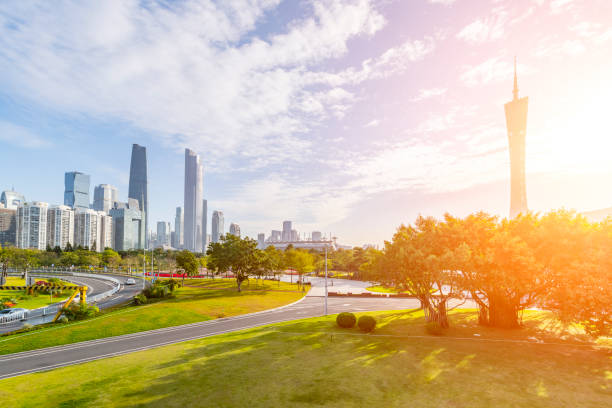 istock Architectural landscape of Guangzhou, China 1285633992