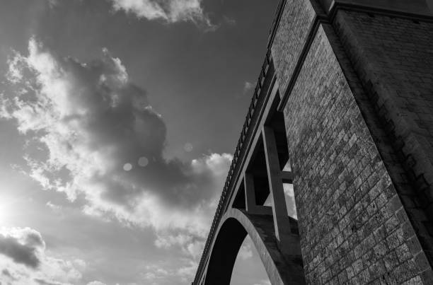 istock Isernia, Molise, Italy. Santo Spirito railway bridge. View 1285638364