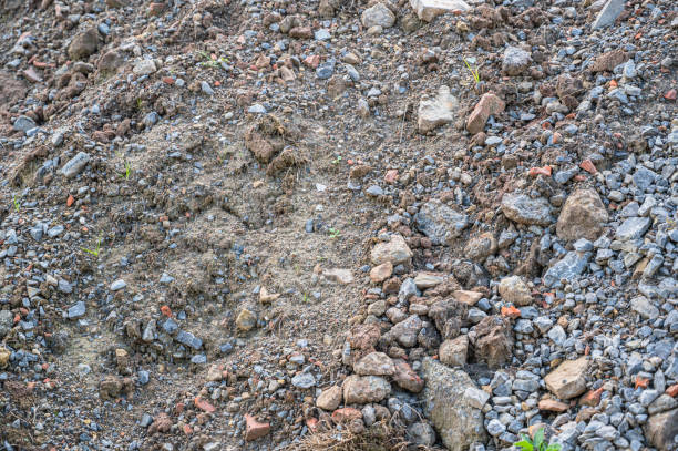 istock A closeup shot of repairs in the land plot 1285643327