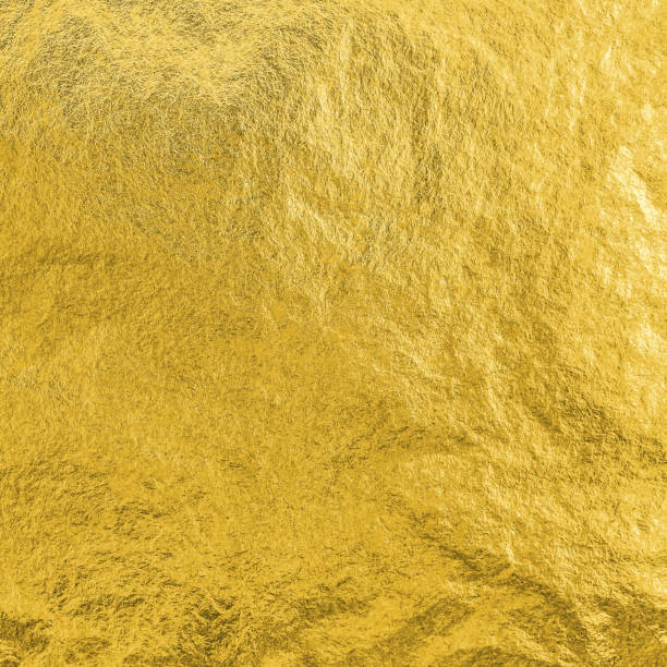istock Gold texture background metallic golden foil leaf or shinny wrapping paper bright yellow wall paper for design decoration element 1285648549