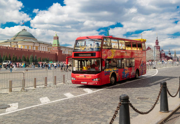 Bus In Russia 110+ Double Decker Bus Bus People Moscow Russia Stock Photos, Pictures ...