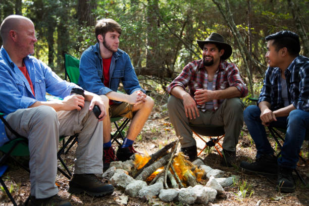istock Outdoor Adventure.  Multi ethnic group hiking and camping out. 1285659025