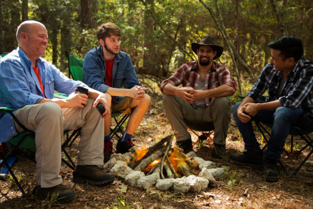 istock Outdoor Adventure.  Multi ethnic group hiking and camping out. 1285659537
