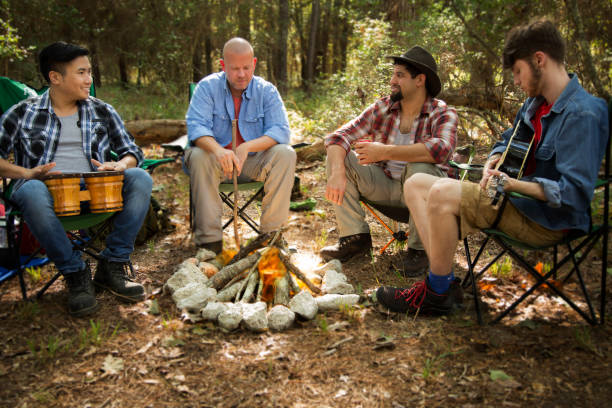 istock Outdoor Adventure.  Multi ethnic group hiking and camping out. 1285659582