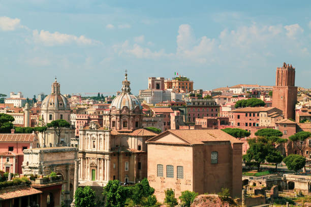 istock Overlooking the streets of Rome, Italy 1285660708