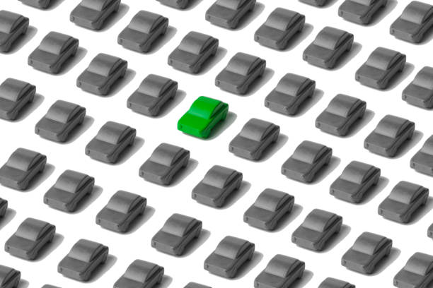 istock A Green Car that Stands Out from All the Others because it does not Pollute 1285664000